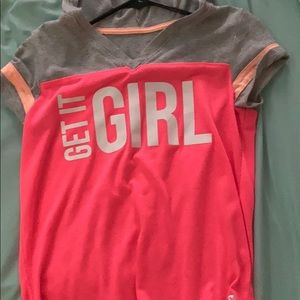 Girls Get it girl hooded t-shirt